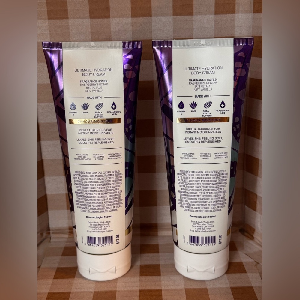 NEW B&BW(2)Butterfly 8 oz each, ultimate hydration body cream 2026 - Picture 2 of 3